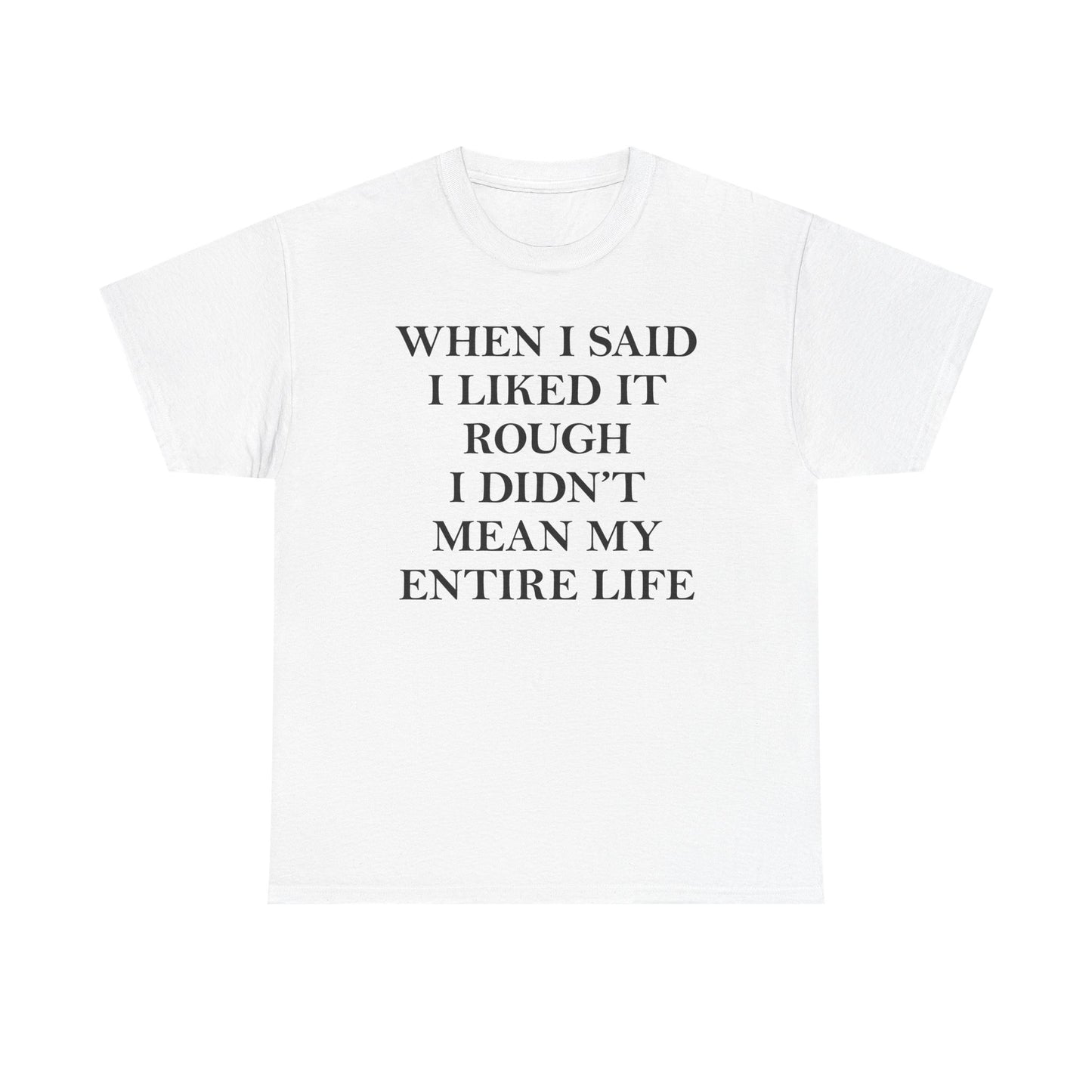 When I Said I Liked It Rough I Didn't Mean My Entire Life T-Shirt