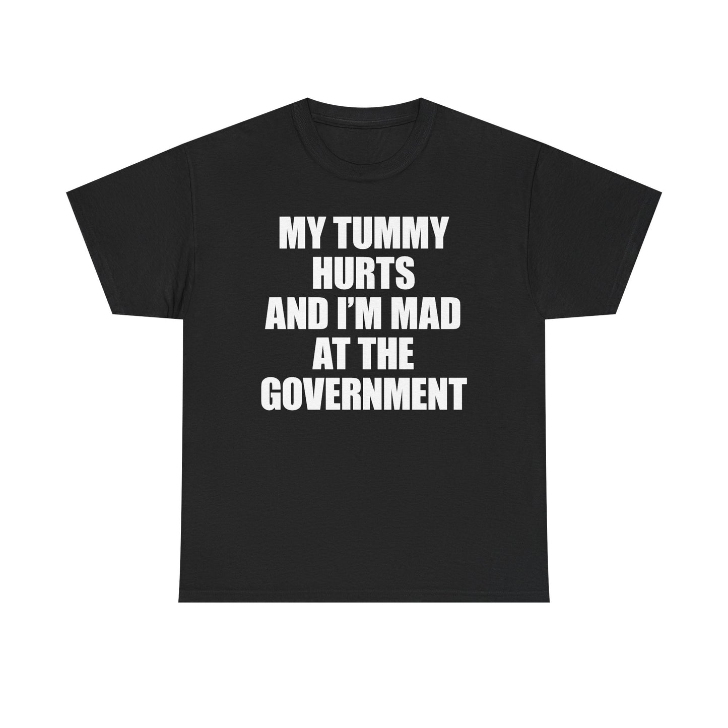 My Tummy Hurts And I'm Mad At The Government T-Shirt