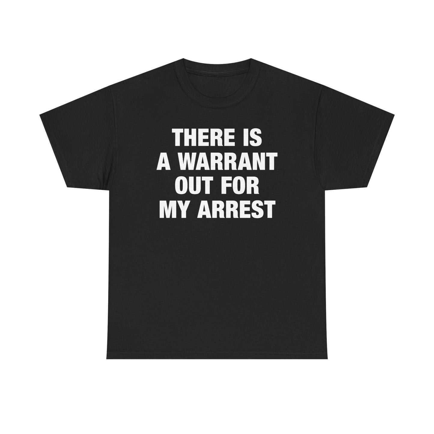 There Is A Warrant Out For My Arrest T-Shirt