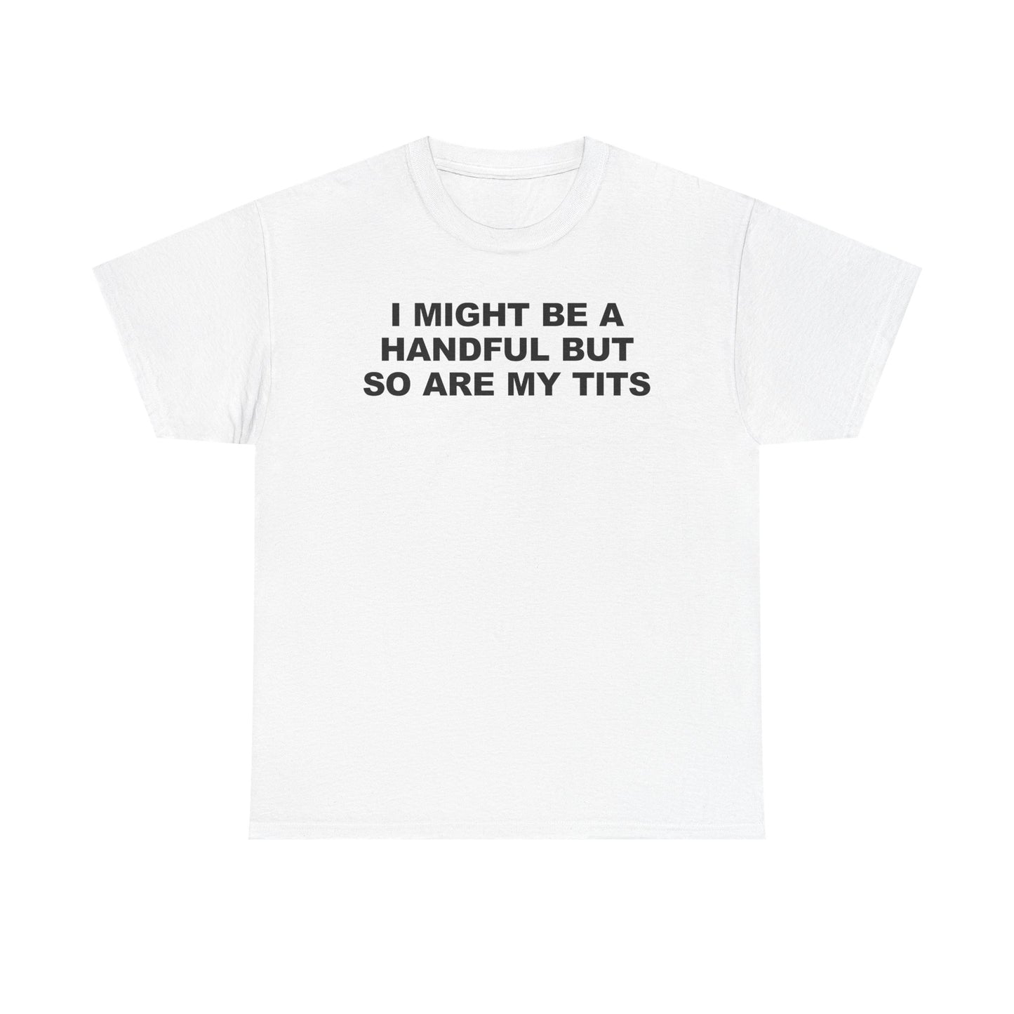 I Might Be A Handful But So Are My Tits T-Shirt