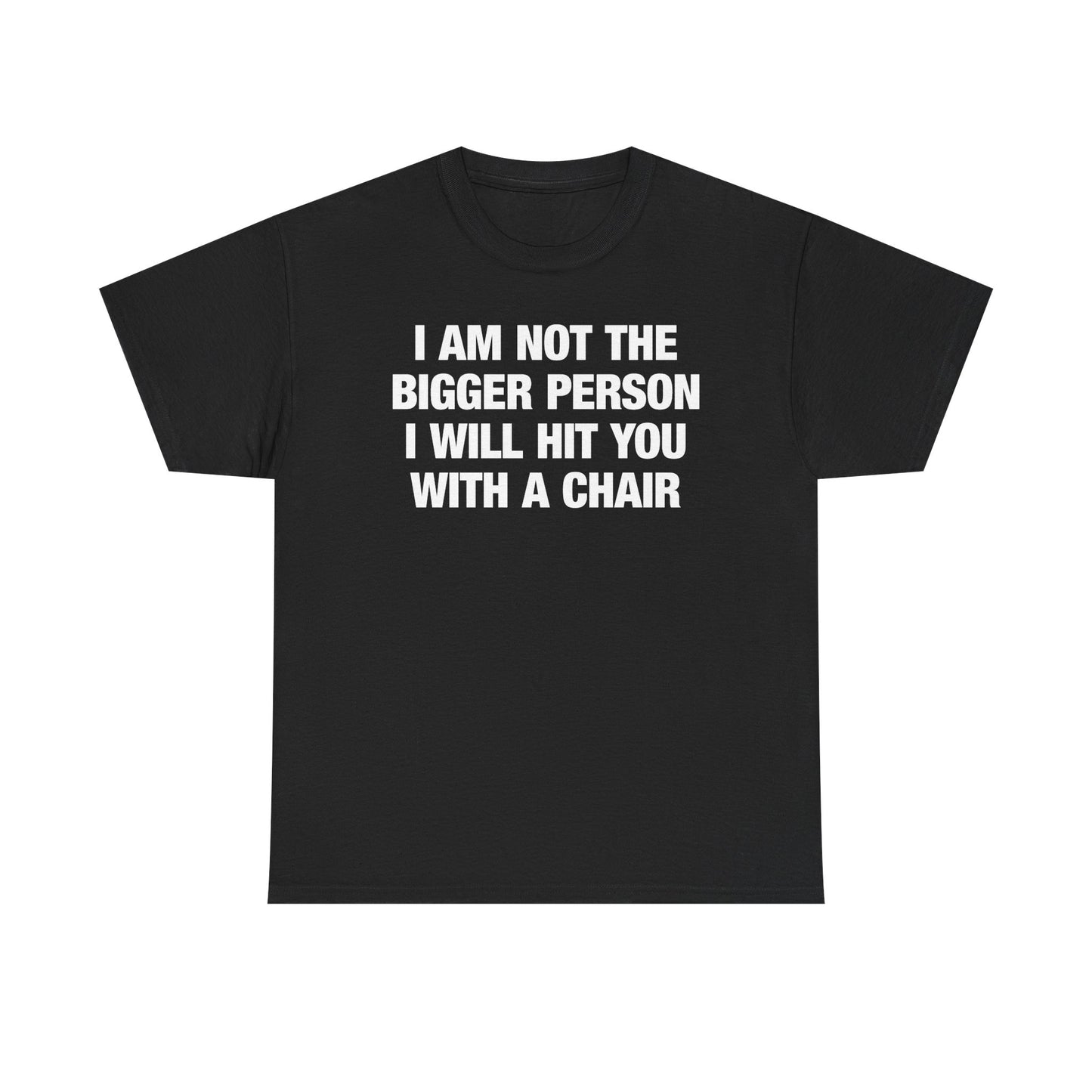 I Am Not The Bigger Person I Will Hit You With A Chair T-Shirt