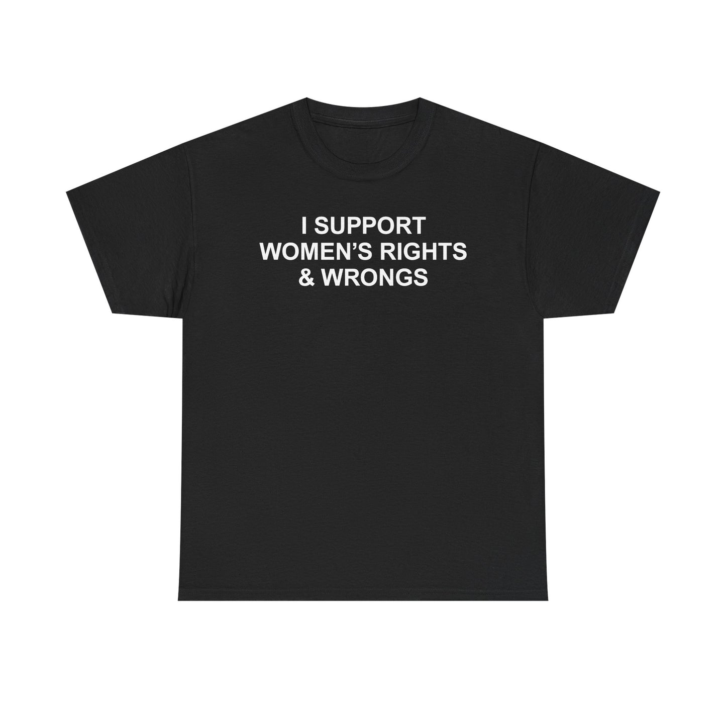 I Support Women's Rights And Wrongs T-Shirt