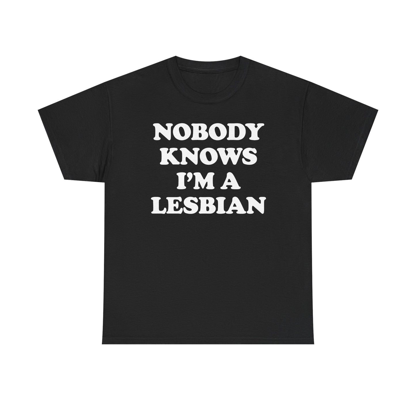 Nobody Knows I'm A Lesbian T-Shirt