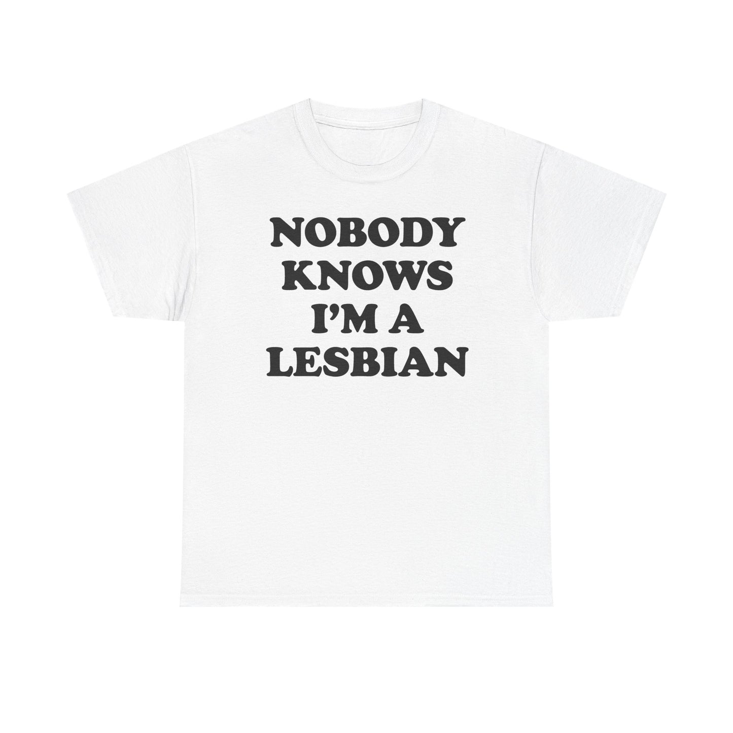 Nobody Knows I'm A Lesbian T-Shirt