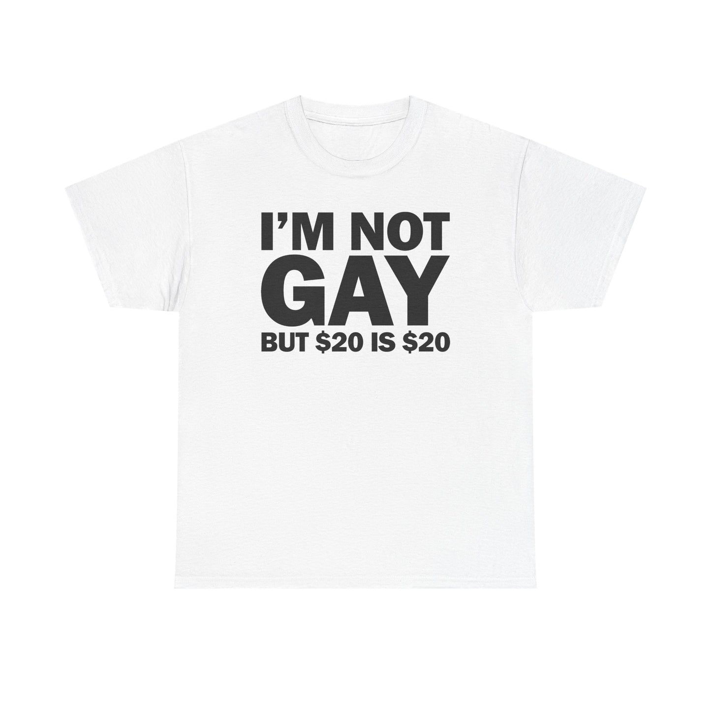 I'm Not Gay But $20 Is $20 T-Shirt
