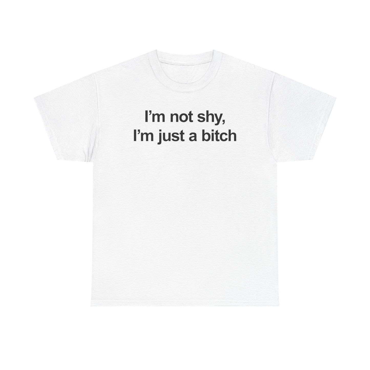I'm Not Shy I'm Just A Bitch T-Shirt