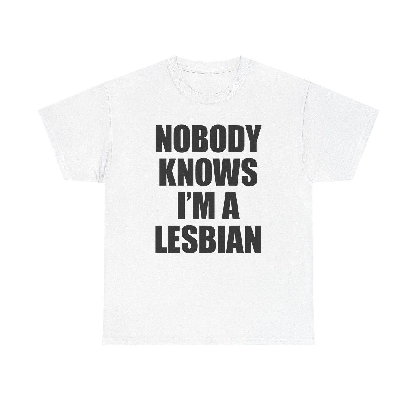 Nobody Knows I'm A Lesbian T-Shirt