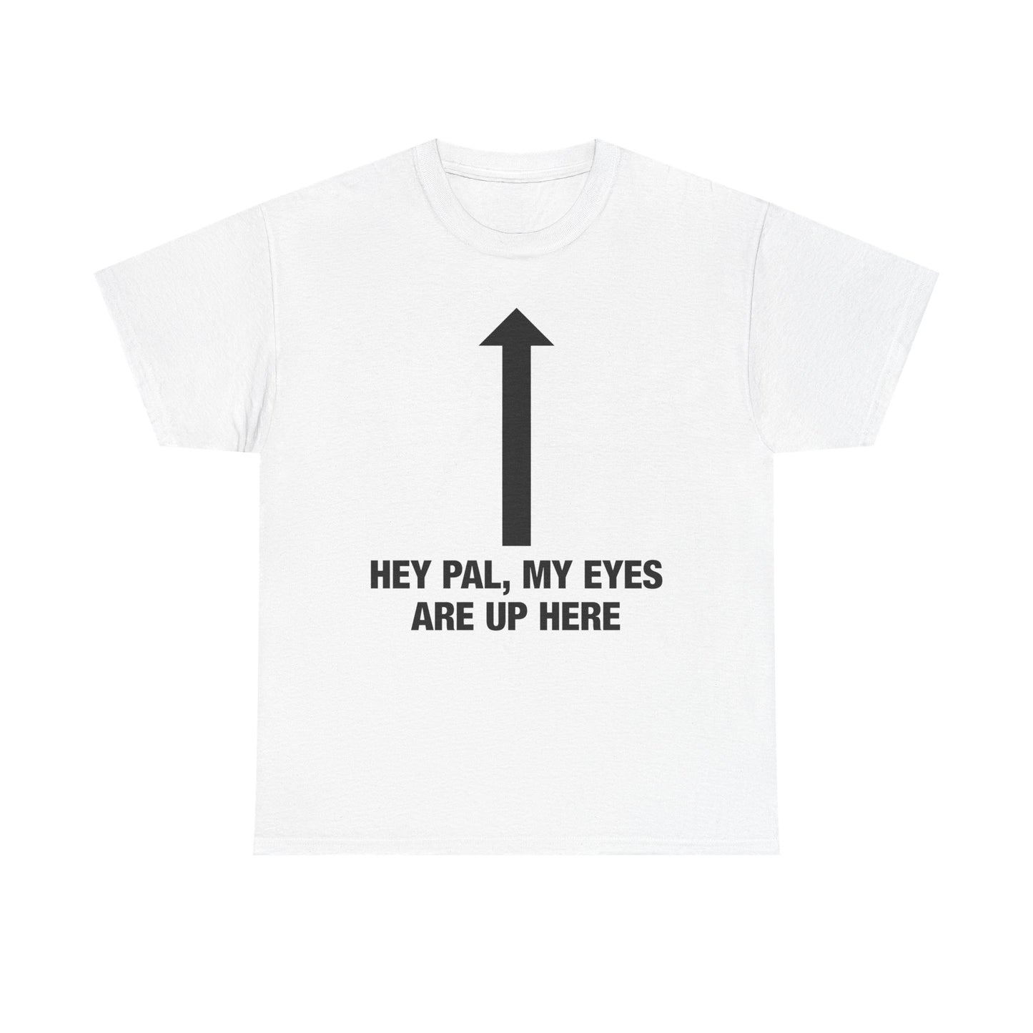 Hey Pal, My Eyes Are Up Here T-Shirt