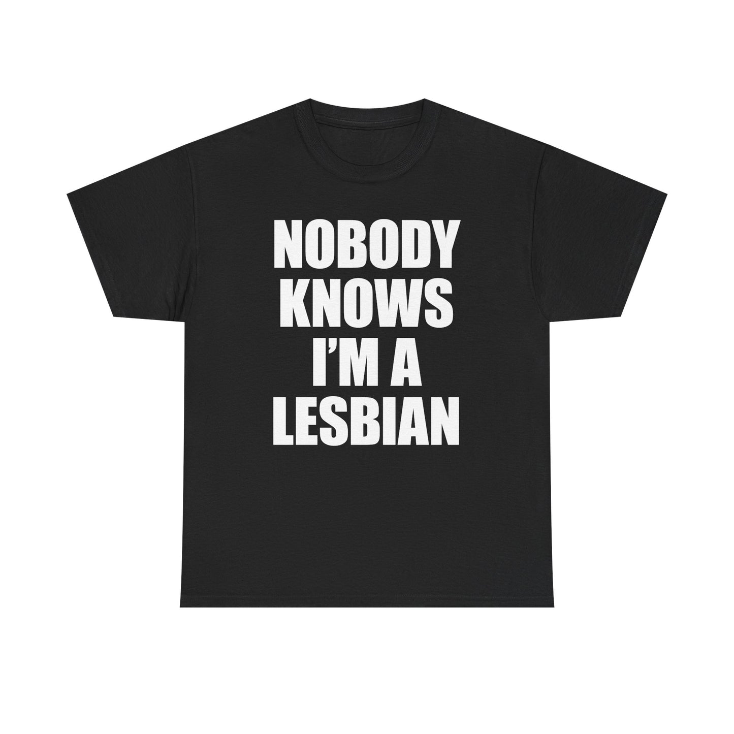 Nobody Knows I'm A Lesbian T-Shirt
