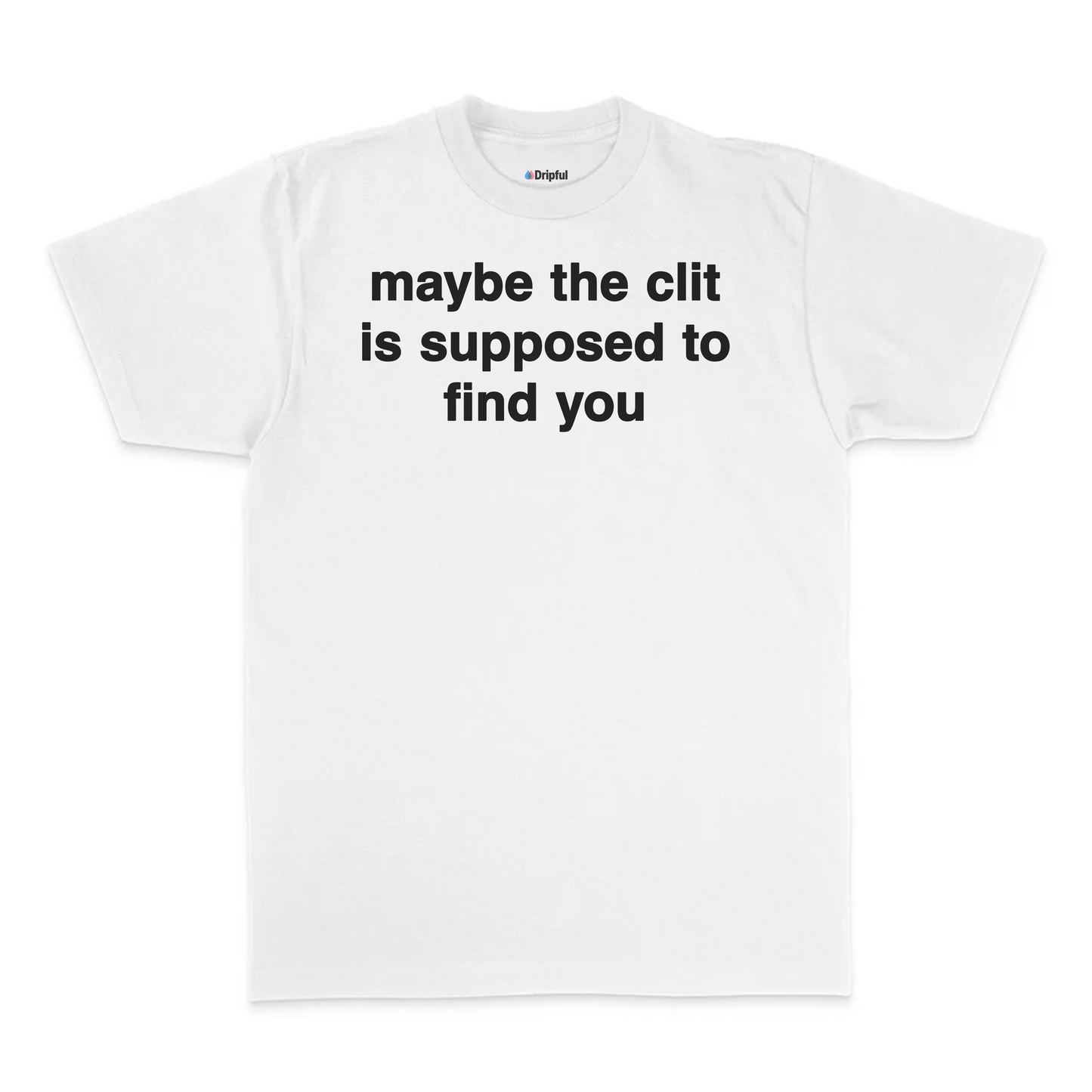 Maybe The Clit Is Supposed To Find You T-Shirt