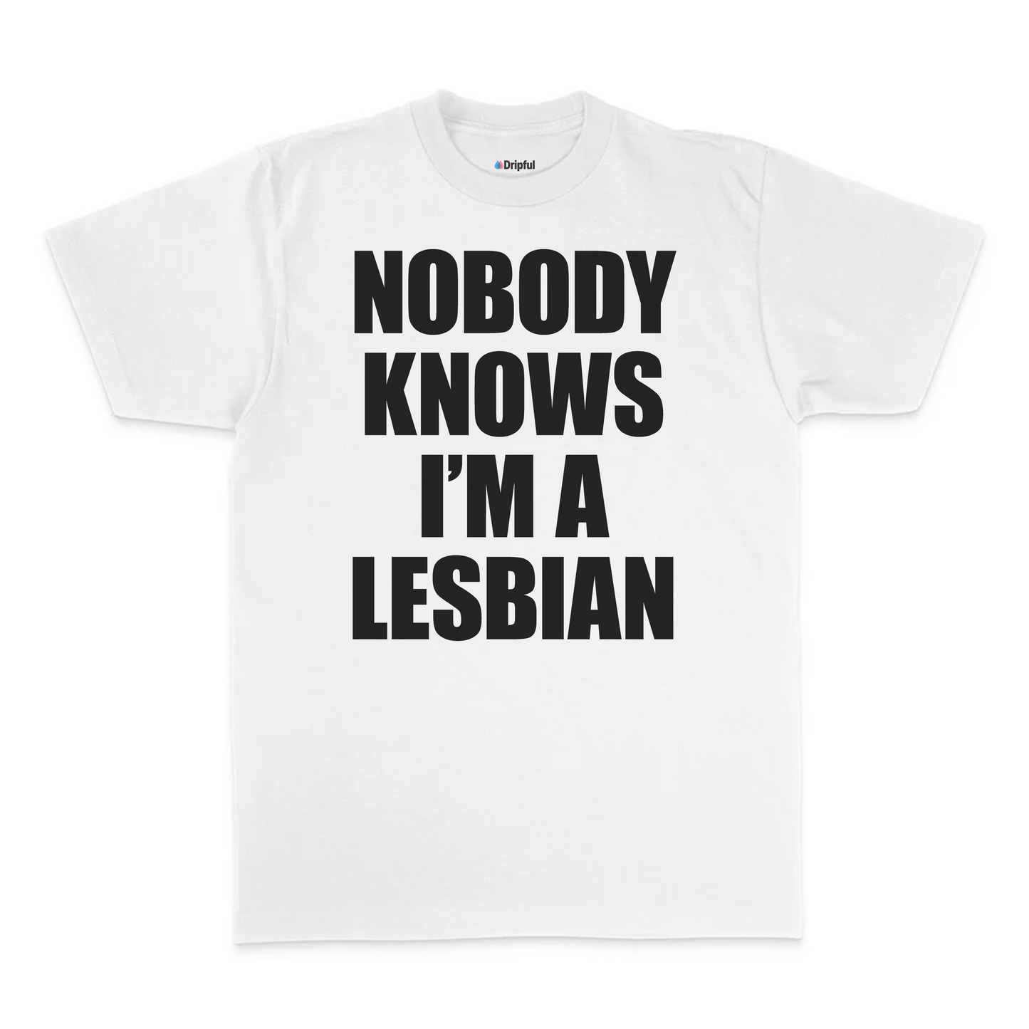 Nobody Knows I'm A Lesbian T-Shirt