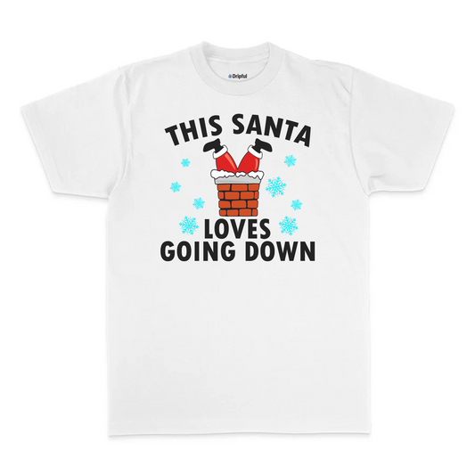 This Santa Loves Going Down T-Shirt